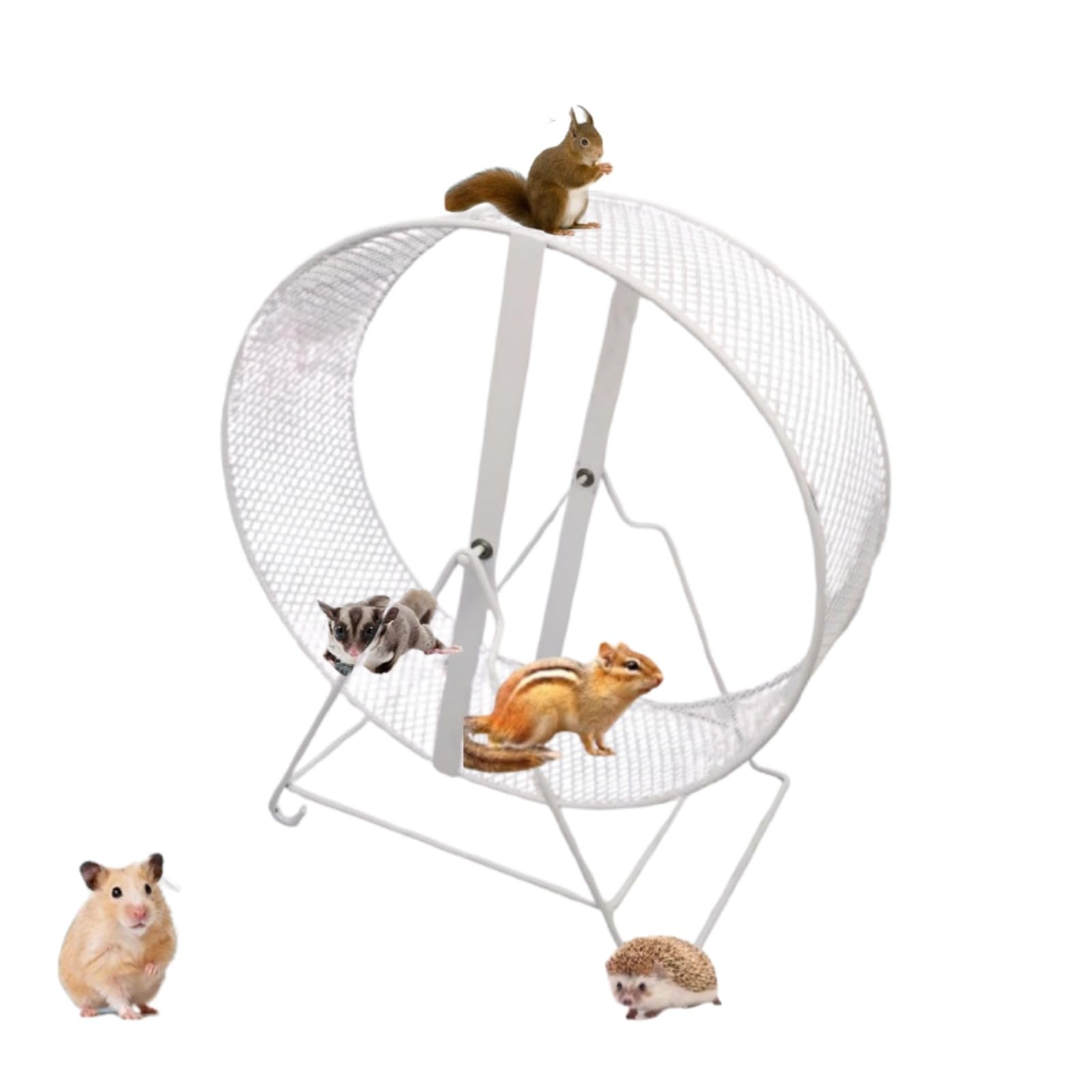 Rueda silenciosa para hámster, rueda silenciosa,rueda silenciosa para animales pequeños rueda de carreras para hámster, ratones, jerbos, animal doméstico pequeño