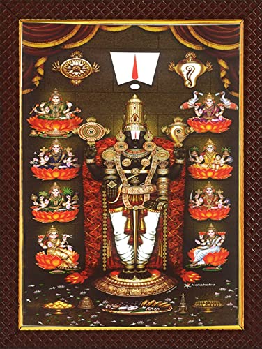 Paljji Handicrafts God Sri Tirupati Balaji Swamy with Ashtalakshm...