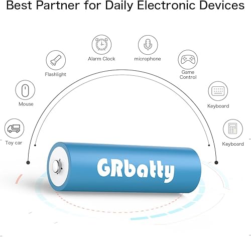 Miniatura 4 de GRbatty Baterías recargables AA AAA NiMH, paquete de 8 pilas recargables AA Ni-MH 3300mAh, paquete de 8 pilas recargables AAA Ni-MH 1100mAh