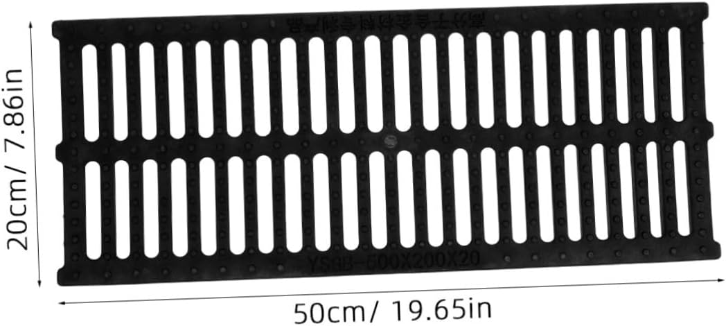 Outdoor Trench Grate Cover Durable Sewer Accessory for Drainage for Residential Industrial and Public Use Slip-Resistant Design