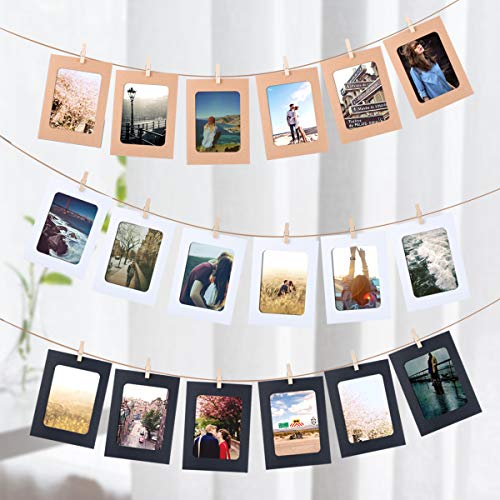 Lejhome 8541869469 Paper Photo Frame, 30Pcs Kraft Hanging Picture Frames Display thumb #4