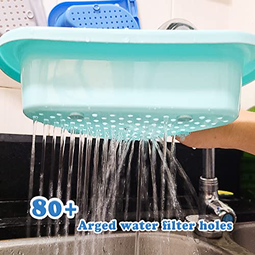 Klyuqoz KSDB Sink Swan Drain Basket Pack Of 4, Adjustable Kitchen Sink Drain Basket, Triangle Sink Basket thumb #3