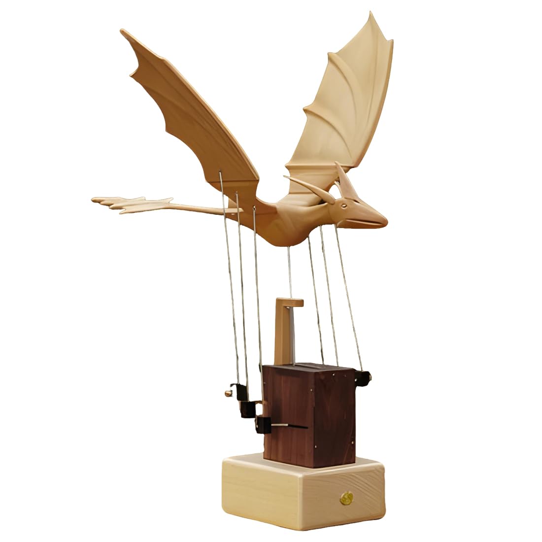 3D Holzpuzzle für Erwachsene, Holz Mechanisches Drachenmodell mit Beweglichen Elementen, Animierte Kinetische Tier Skulptur, Handgefertigte Tischdekoration Stressabbau Deko für Büro & Zuhause
