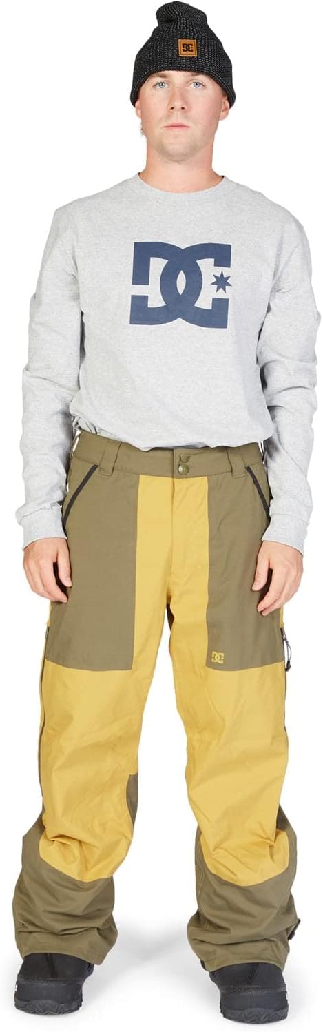 DC Squadron 45K Mens Snowboard Pants Bronze Mist Sz XL