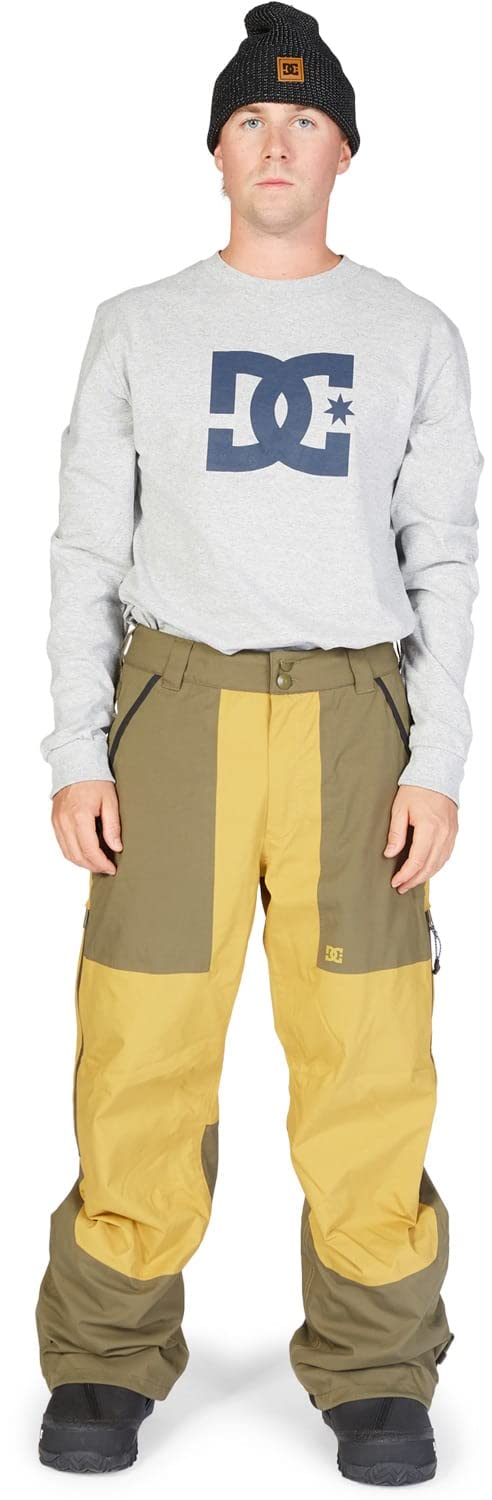 DC Squadron 45K Mens Snowboard Pants Bronze Mist Sz XL