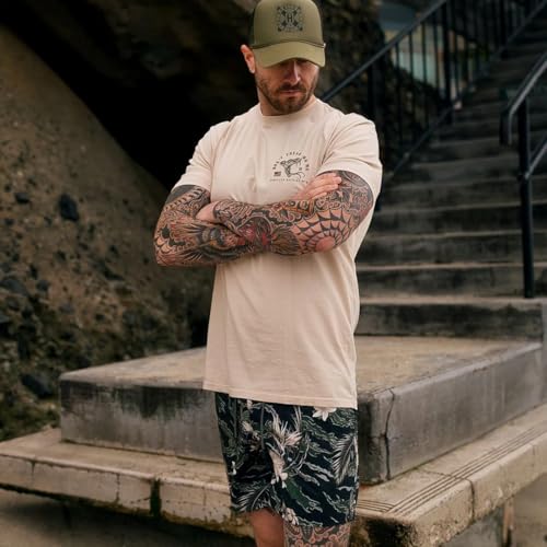 Howitzer Men’s Camo Board Shorts – Quick Dry Swim Trunks with Pockets, 8” Inseam, Adjustable Drawstring & Pockets4