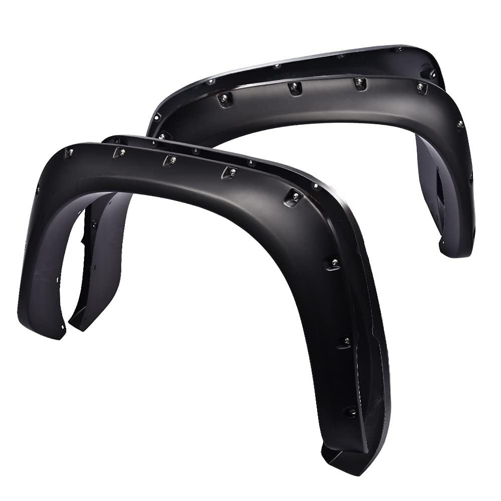 G-PLUS Fender Flares Compatible with Dodge Ram 1500 2002-2008/ Ram 2500 3500 2003-2009, Not Fit 2006-2009 8 ft Long Bed & Dually Models Wheel Flares (