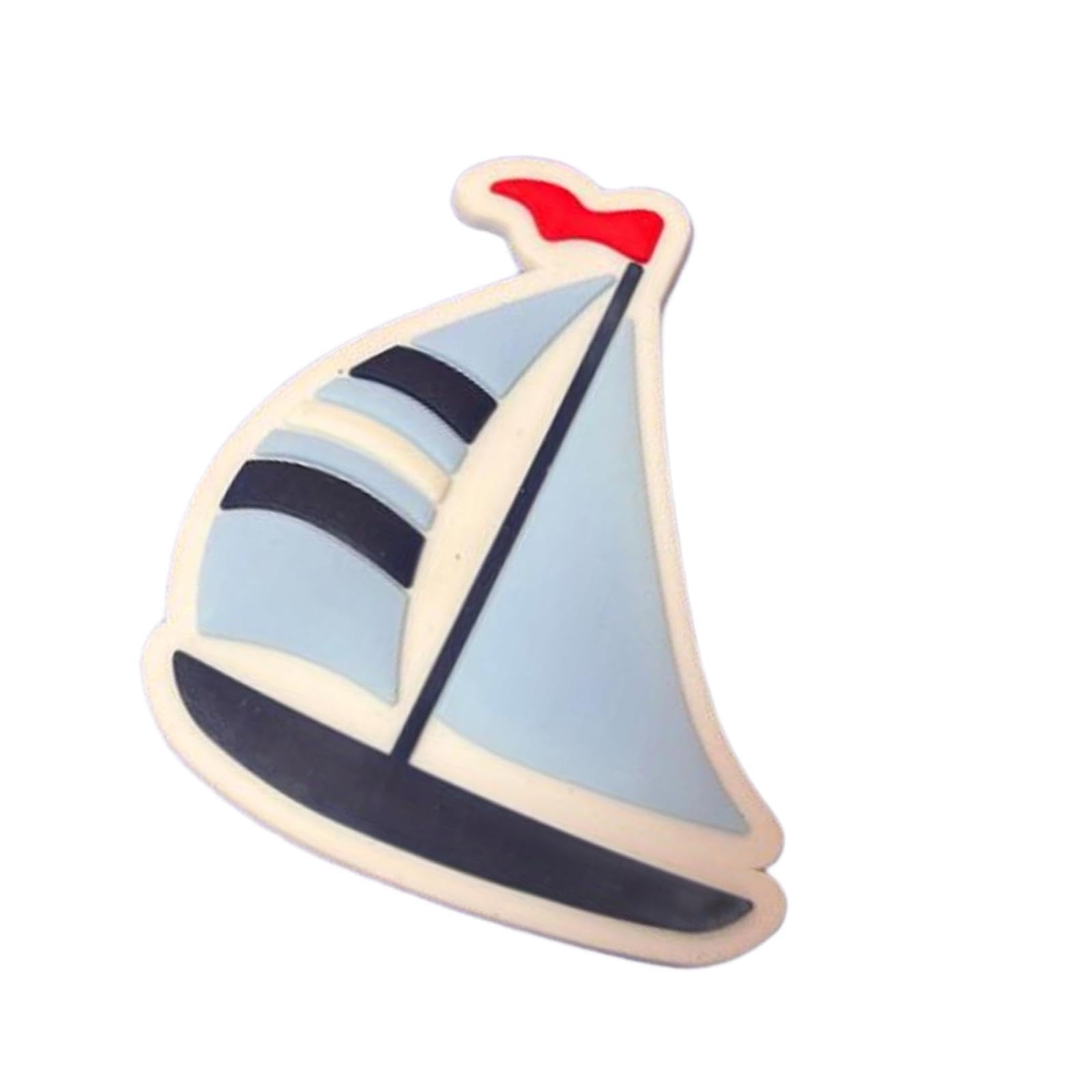 NIVAA Beach Hole Bag Sailboat Charm Stylish Tote Bag Buckle Sail Boat Charm Insert-image-45