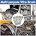 Jeffbaubl 30 Pieces Mini Wire Brush,6.7 Inch Brass Brush,Curved Handle Masonry Brushes Wire Bristle,Wire Brushes Scratch Brush for Cleaning Welding Slag and Rust Tool