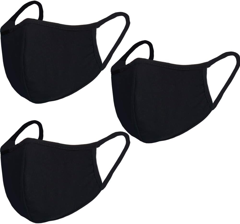 Pack 3 Dust Mouth Mask – All Cotton – Reusable Cloth Comfy Breathable Material Black Pack 3pcs Pack 3 Dust Mouth Mask – All Cotton – Reusable Cloth Comfy Breathable Material Black Pack 3pcs