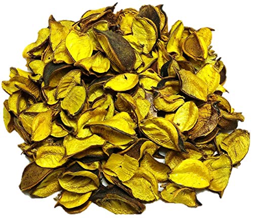 Image of Decorative Vanilla Scented Dried Flowers Home Fragrance Sachet of Petal Potpourri Bags (Yellow, 1kg)