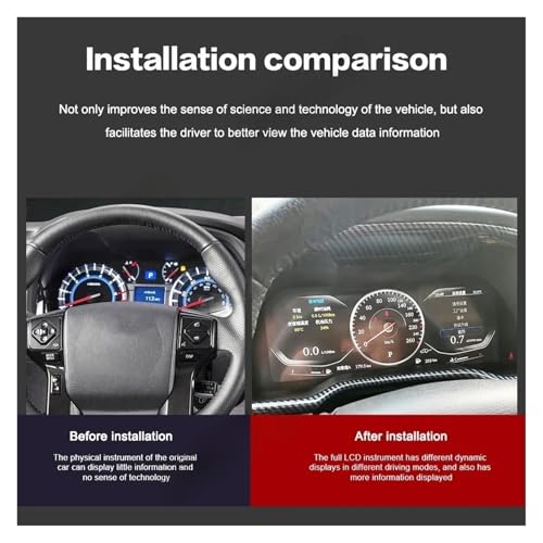 Panel de instrumentos LCD Virtual Cluster Cockpit Toyota 4Runner 5