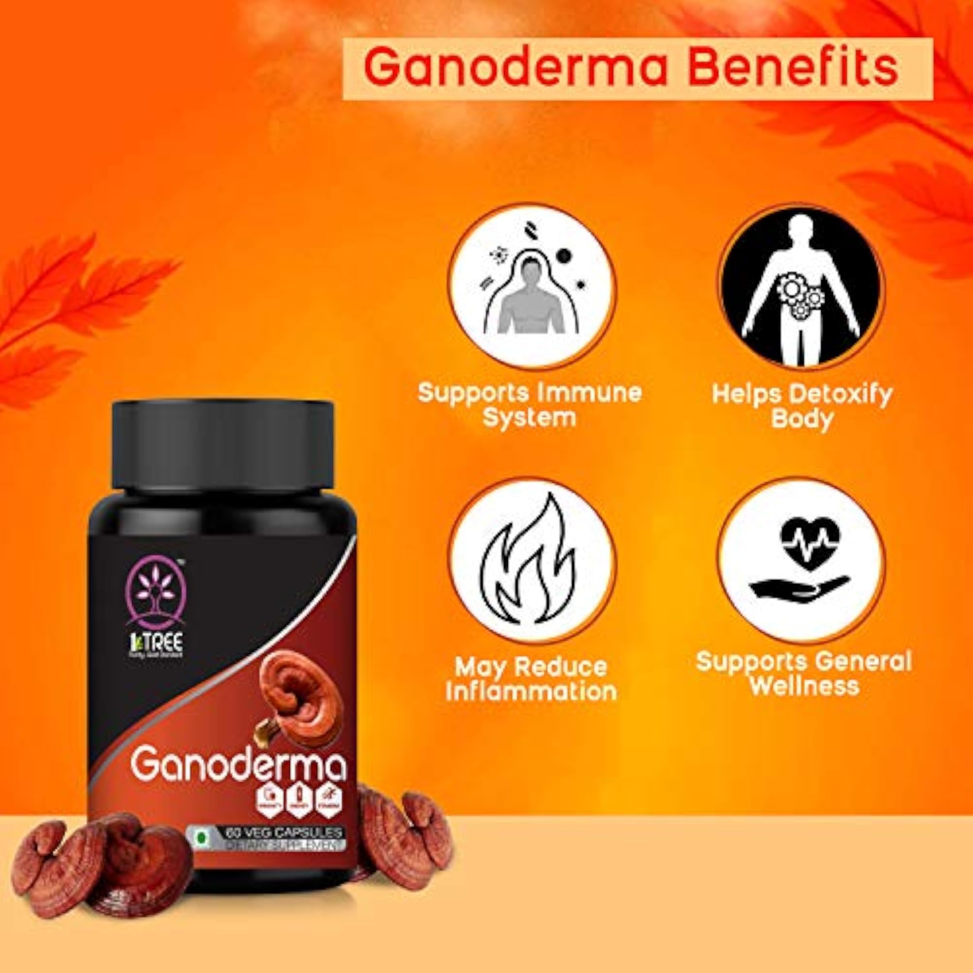 Ganoderma Capsules: Immune Support & Vitality Boost