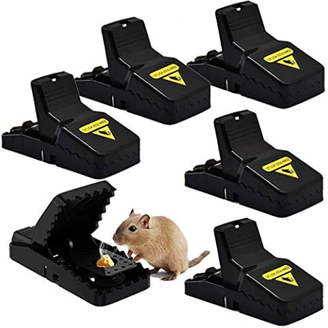 Mouse Traps Mice Traps, 6 Pack Mouse Traps For Indoors That Kill Instantly, Rodent Trap, Mice Kill Mouse Control Cover