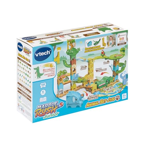 Construction circuit bille Vtech Marble Rush Junior Animal Set J100 - vue 8