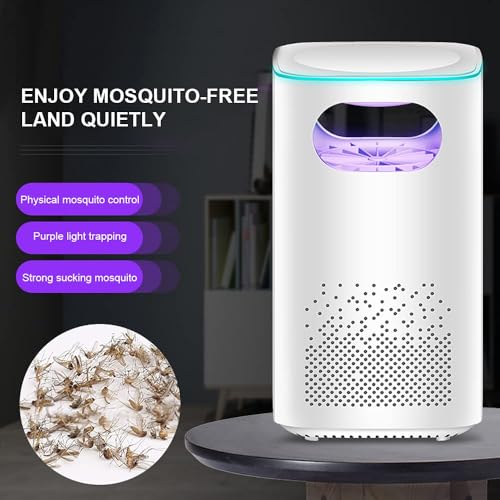 Image of International Eco Friendly Electronic LED Mosquito Killer Machine Trap Lamp, Theory Screen Protector Mosquito Killer lamp for House,USB Power Electronic Night Girls Room|Kids Room (Squ White)
