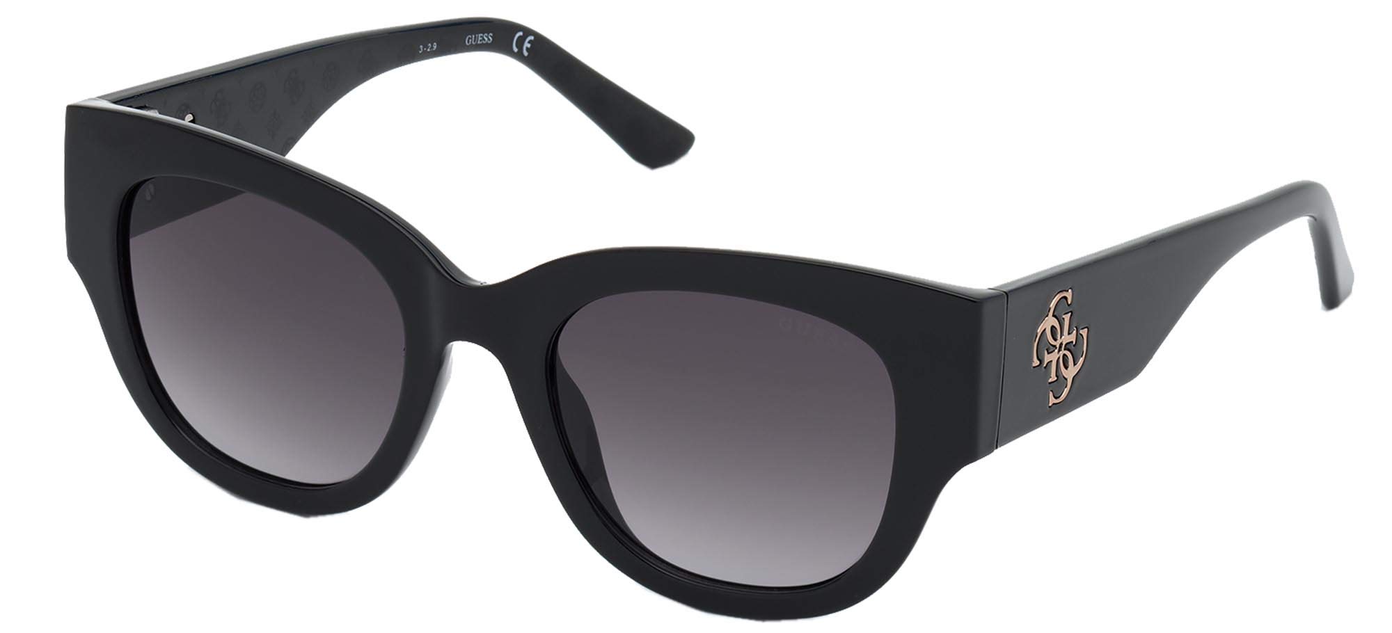 Guess GU 7680 01B nowe damskie okulary przeciwsłoneczne