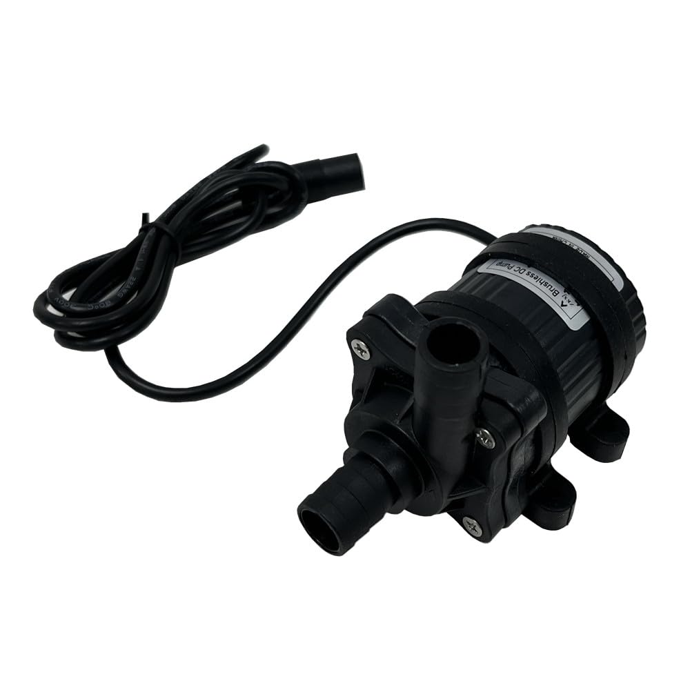 SHYSKY Micro Brushless DC Water Pump 12V DC40A-1245, 14W 4.5M 14ft, 620LPH, for Garden Fountain, Submersible Water Pump, Low Noise, IP68 Waterproof
