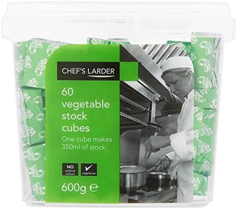 Chef's Larder 60 Vegetable Stock Cubes 600g (Pack of 6)