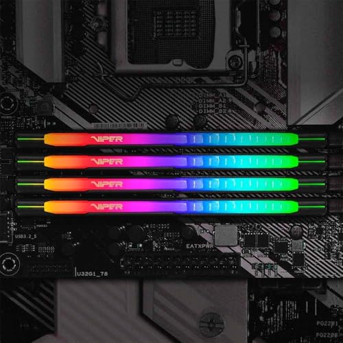 Patriot Viper Steel RGB Modulo Singolo DDR4 RAM LED 16GB (1 x 16GB) 3600MHz Black - RAM - Immagine 3