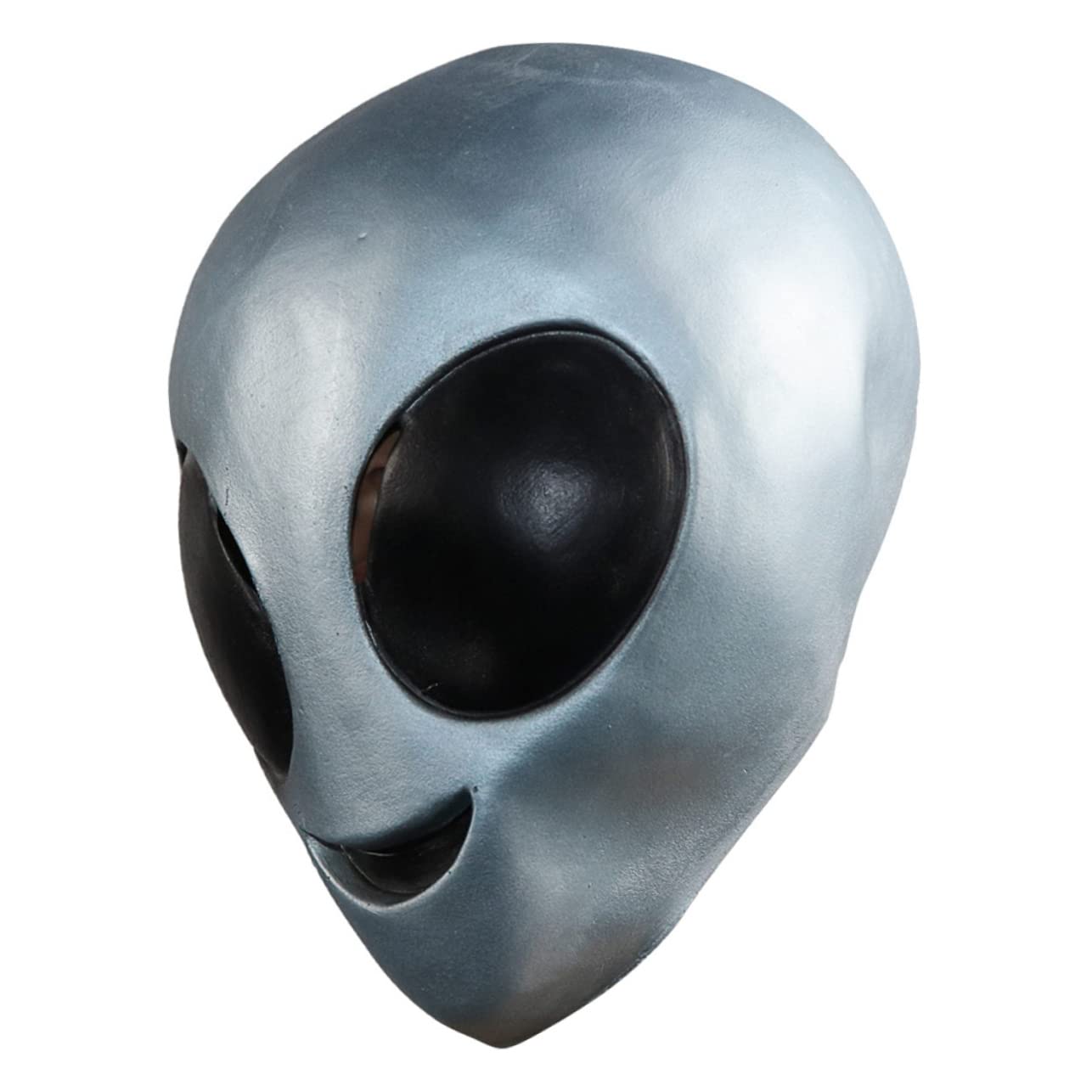 CATIEBYE Halloween Alien Face Mask Scary Cosplay Prop for Parties Realistic Adult Costume Accessory for Halloween Masquerades Festivals Stage