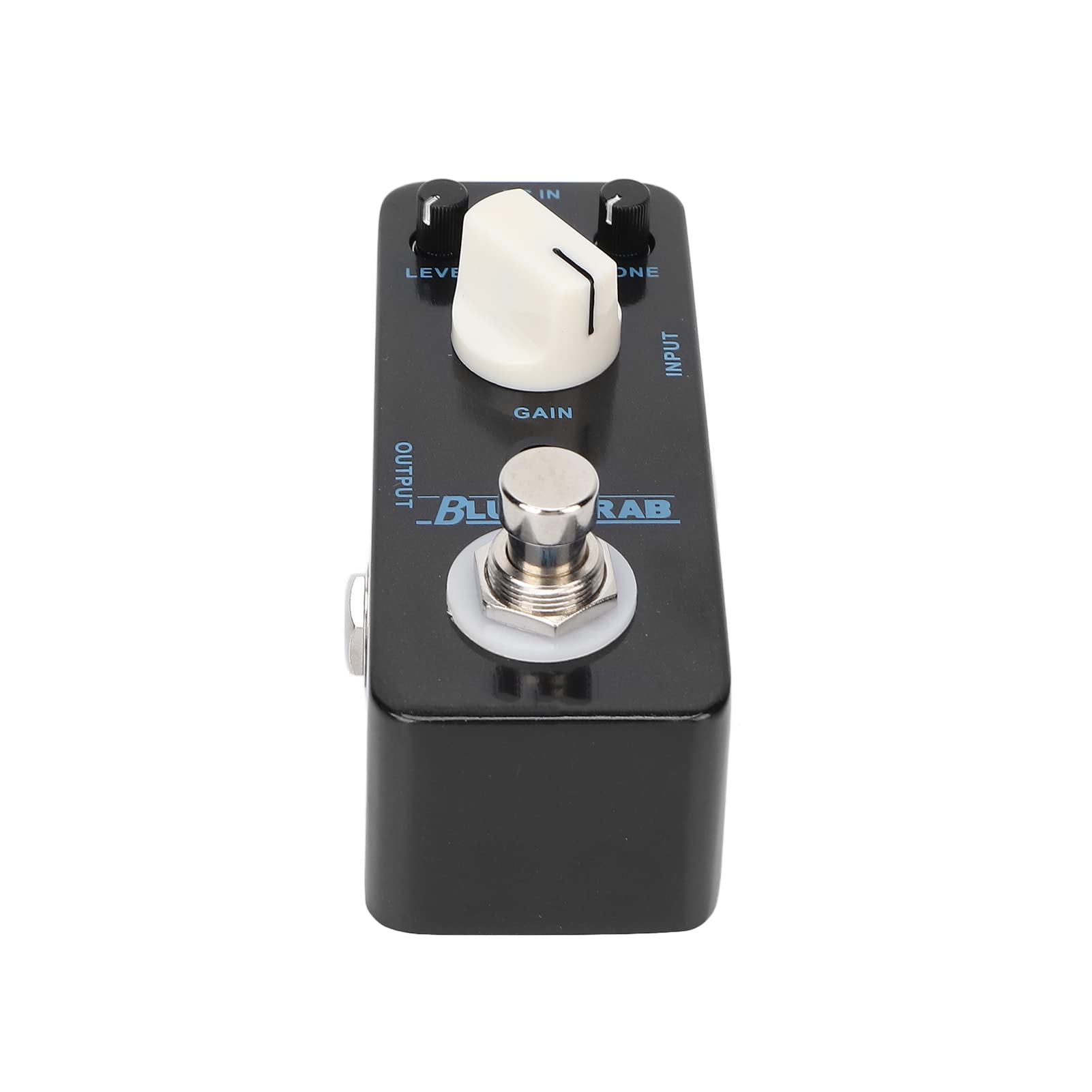 Pedale effetto Blues Crab Classic Overdrive Mini accessorio per strumento singolo Pedale effetto chitarra con guscio in metallo nero per musicisti chitarristi