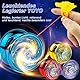 4 Stück LED Licht YoYo,Finger Spin Trick YoYo für Kinder, Kunststoff Responsive Yoyo, Reaktives Kugellager JoJo Kleine Geschenke für Kinder | Piñata-Füllungen Geeignet für Anfänger-Jo-Spieler