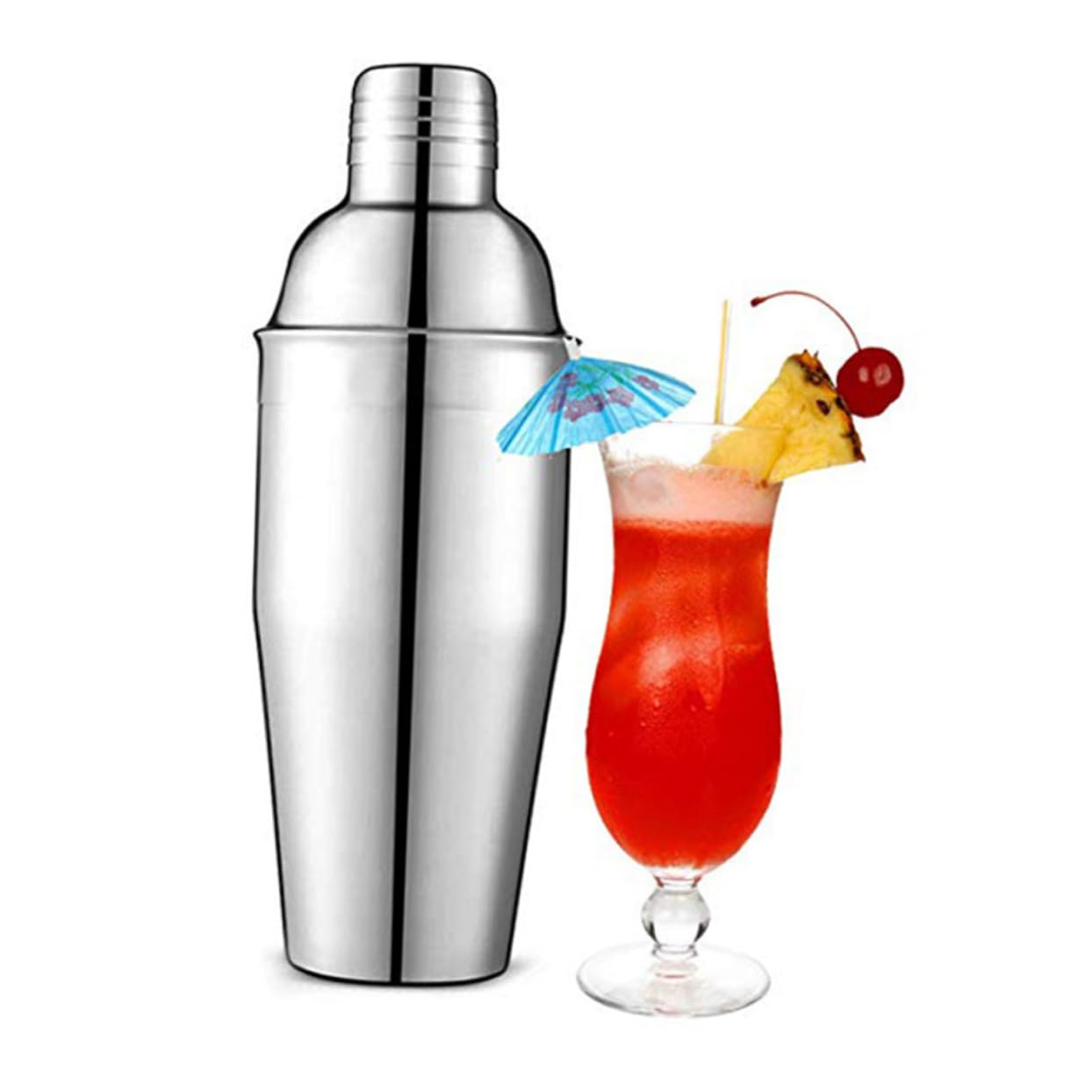 COLLBATH 6pc Cocktail Stand Mixer Bar Werkzeuge Edelstahl Bar Wein Shaker