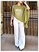 GORGLITTER Women's Sheer Poncho Shawl Bat Wing Cape Tops Crochet Cover Up Lightweight Sweater Spring Summer Outfits 2026 Green Medium