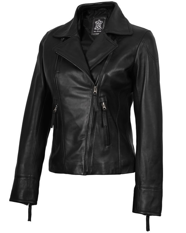送料無料Decrum Women's Leather Jackets - Winter Jacket Women | [1309383] Jean, M並行輸入