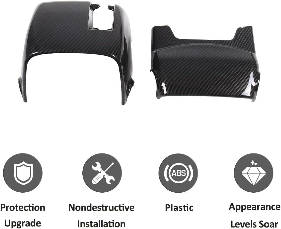 Car Steering Wheel Base Upper Trim For Subaru BRZ Toyot@ 86 2022-2023 Interior Steering Wheel Base Decoration Accessories (Carbon Fiber)