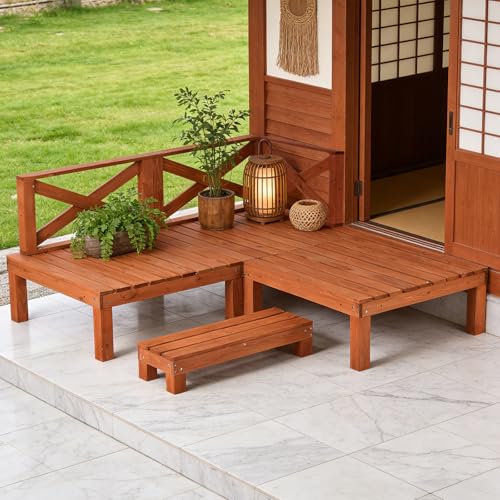 Donext �E�b�h�f�b�L �V�R�� 7�_�Z�b�g 0.75�؃^�C�v �E�b�h�p�l�� �K�[�f���f�b�L ��t�� �X�e�b�v�� ���ݑ�t ���R�ȑg�ݍ��킹 DIY ���b�h�u���E��
