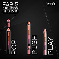 Vista 8 de RENEE Fab 5 Nude - Lápiz labial 5 en 1, 7.5 gm