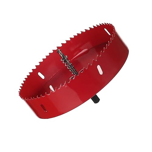 Utoolmart Sierra bimetálica de 6 pulgadas de 6.102in de acero inoxidable profesional cortador de brocas de 0.984in de profundidad de corte con mango