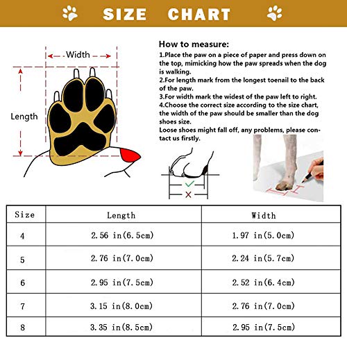 Pk.ztopia Waterproof Dog Boots, Dog Outdoor Shoes, Dog Rain Boots, Running Shoes For Medium To Large Dogs With Two Reflective Fastening Straps And Rugged Anti-Slip Sole (2.95" X 2.52",Black 4Pcs). #TOP4