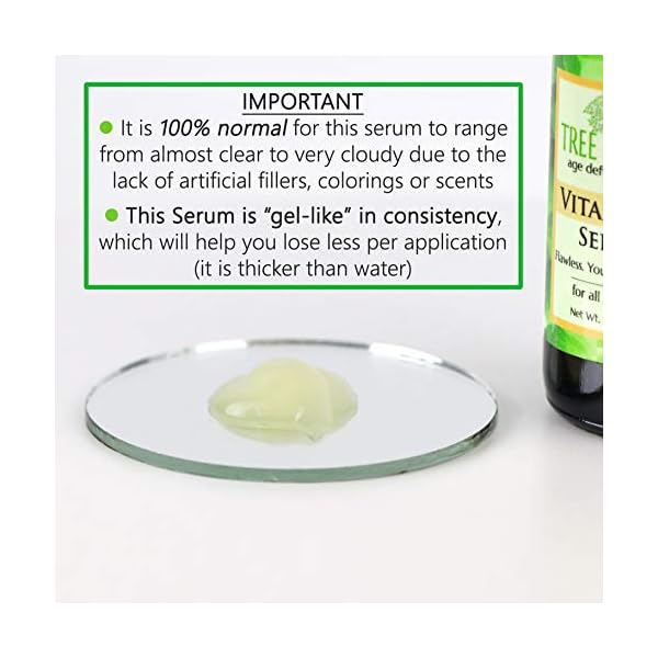 Tree-of-Life-Glow-Vitamin-C-Serum-for-Face-Brightening-Revitalizing-Facial-Serum-with-Vitamin-E-1-Fl-Oz Tree of Life Beauty Vitamin C Skin Care Set, Skin Brightening Face Oil for Dark and Age Spots, Facial Serums for Dry and Sensitive Skin with Hyaluronic Acid & Vitamin E for Soft Smooth Skin, 1 Fl Oz