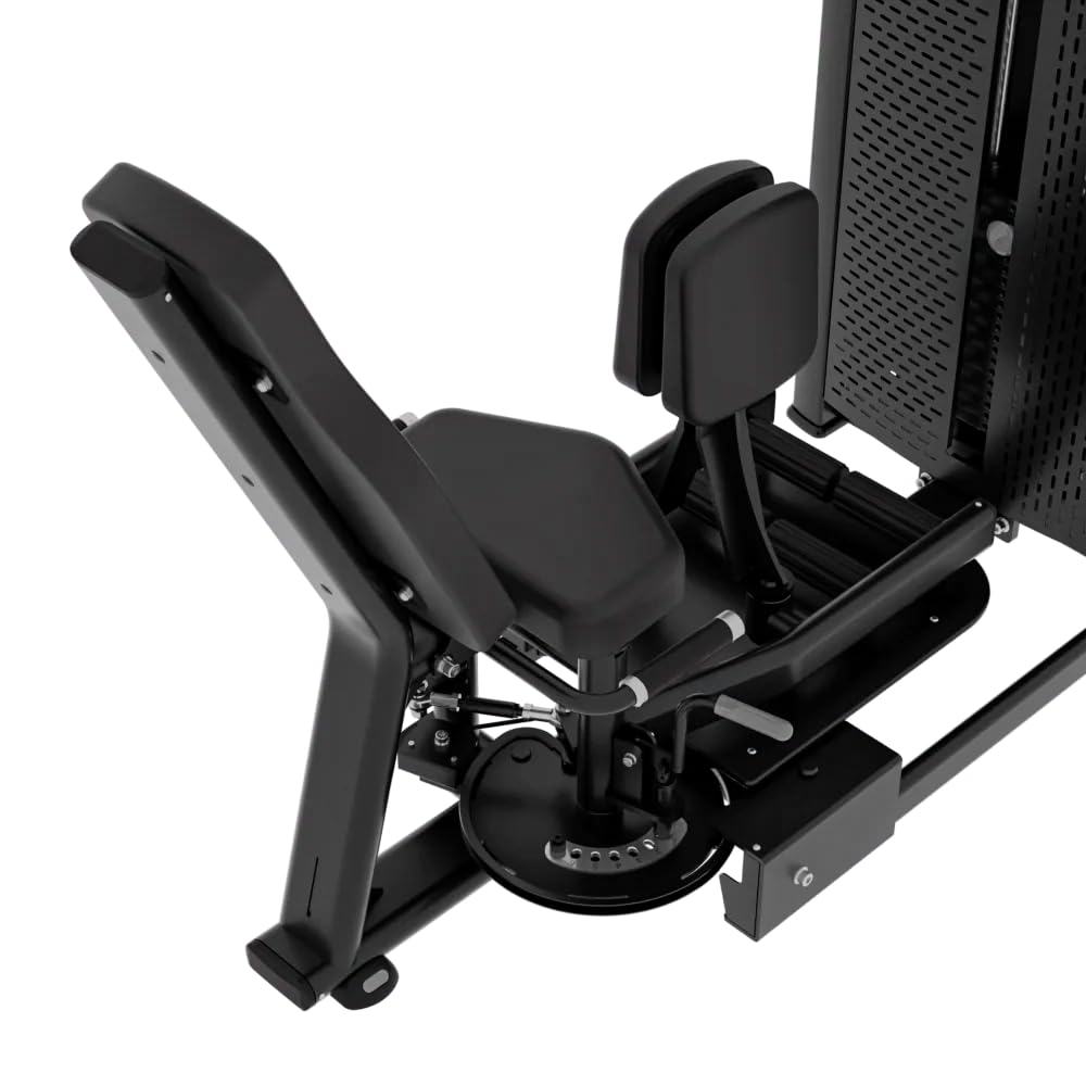 Máquina Selectorizada Dual para Abductores y Aductores, Estructura de Acero Inoxidable, 100 kg Torre de Pesas, 1451 x 754 x 1500 mm, Equipo Profesional para Gimnasio