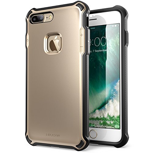 i-Blason iPhone 7 Plus Case, Venom Dual Layer Apple iPhone 7 Plus Case Cover Ultra Slim Hybrid TPU Cover/Hard Outter Shell (Gold)