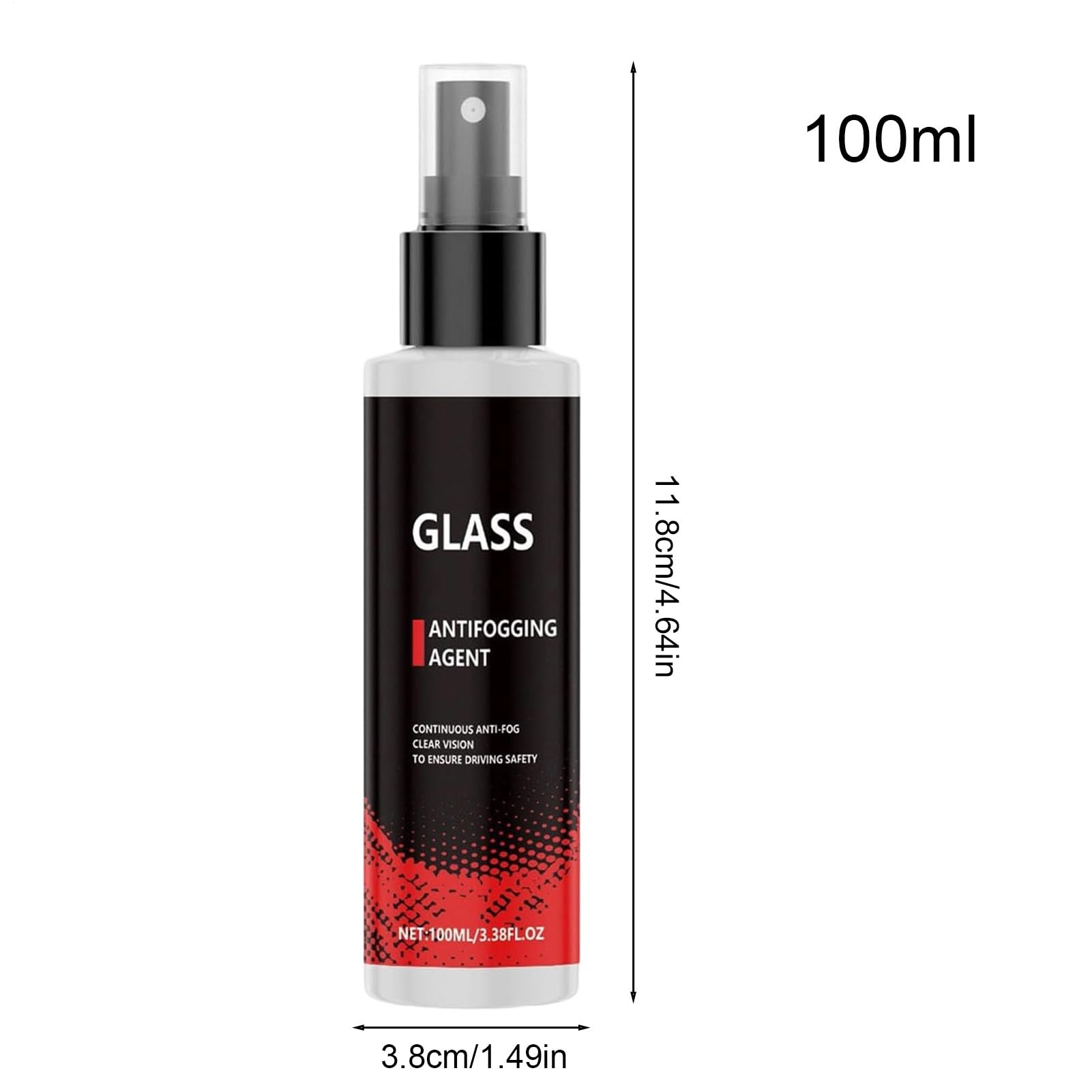 Spray Anti-Buée Pour Pare-brise Défogeur De Vitre 100 Millilitres