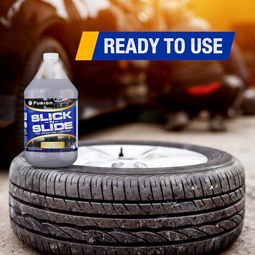 Slick-n-Slide - Tire Lube for Changing Tires, Tire Mounting Lube | Universal Lube for Car, Truck, Bike, Tractor | Tire Bead Sealer, Tire Slime Sealant, Bike Tire Sealant | Wheel Tools (1 Gallon) - Thumbnail 5