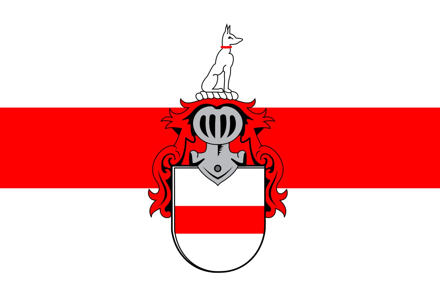 Drapeau Large Doornenburg vlag finitions haut de gamme et grand format