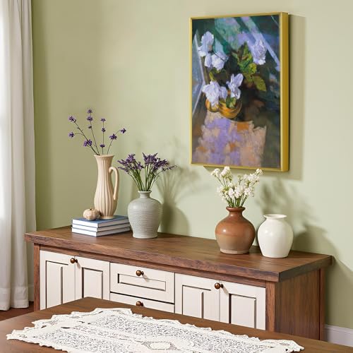 Image of 16x20 DIY Metal Canvas Frame,1.25 inch Deep Floater Frame,Light Gold