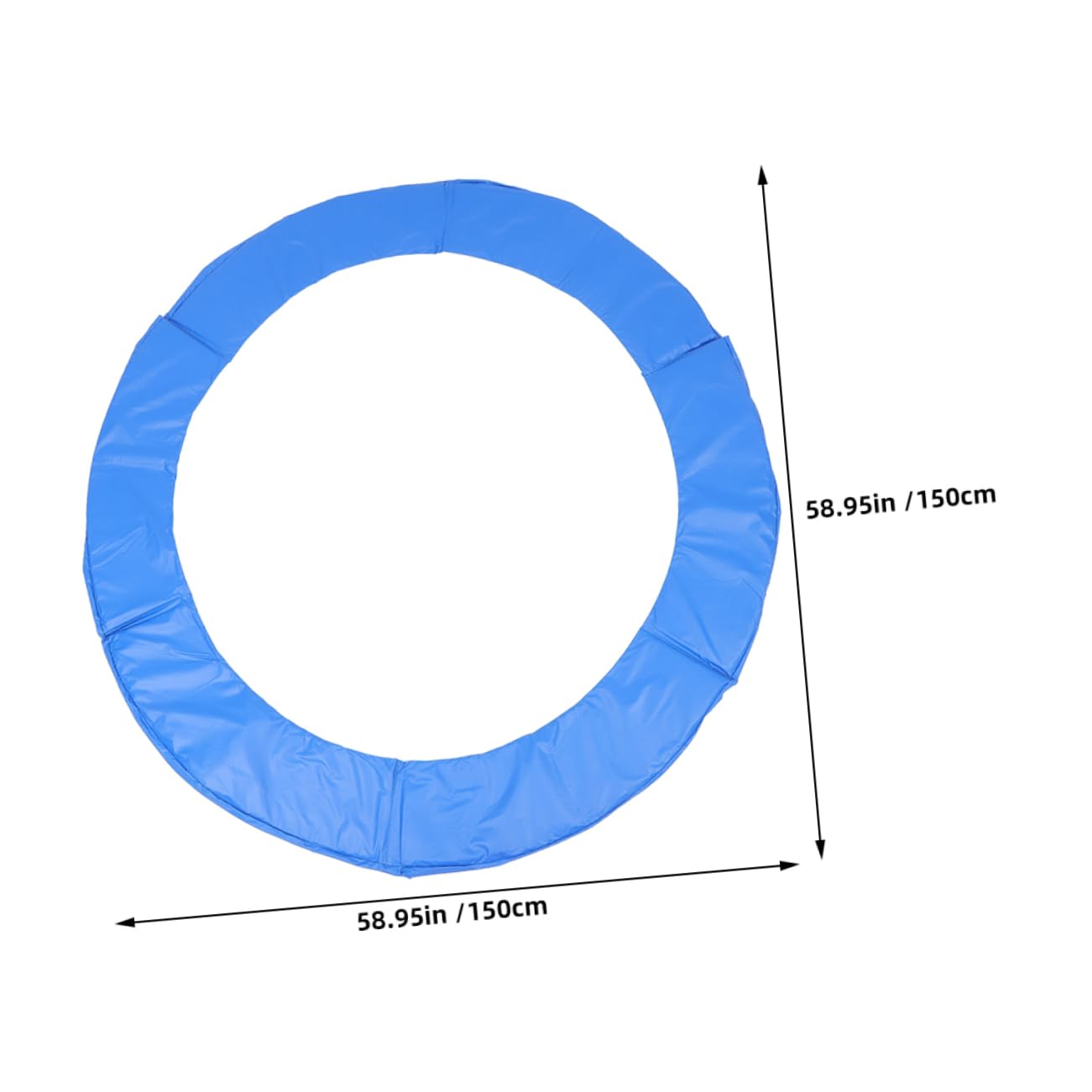 GOOHOCHY Trampoline Spring Sleeve Safety Pad Cover Weatherproof PVC Easy to Install Protects Against Elements