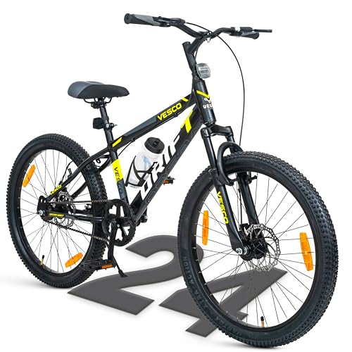 VESCO 24 T Drift Cycle for Big Kids MTB Mountain Bike | Dual Disk Brake & Front Suspension...