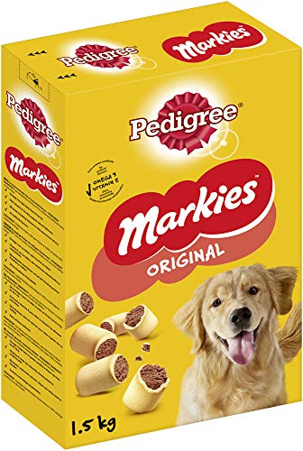 Pedigree Hundesnacks Markies mit Markknochengeschmack, 5 Packungen (5 x 1,5 kg)