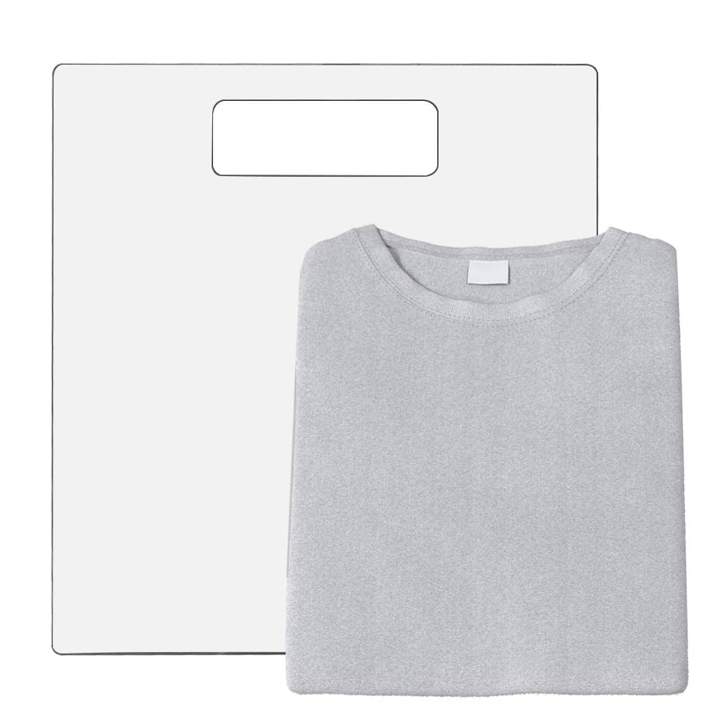 Apparel Folding Board Clear Acrylic 11