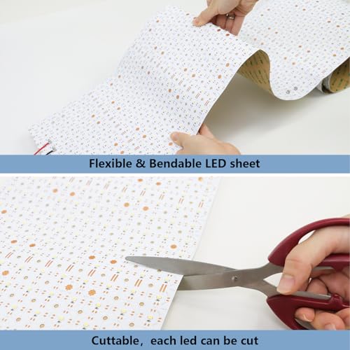 Panel LED flexible 6.56 pies 3000K con atenuador miniatura 4