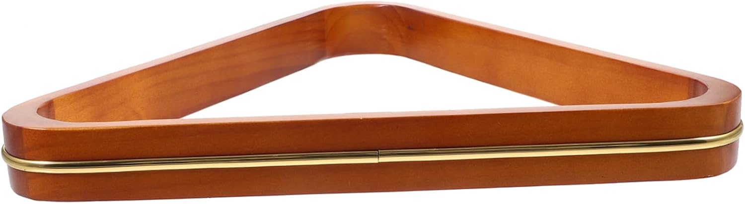 Billiard Ball Rack Triangle Frame Organizer Portable and Billiard Accessory for Home Pool Table Game Room Fits Standard Balls