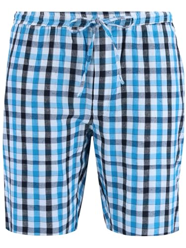 Ten West Apparel Men's Plaid Lounge Shorts2