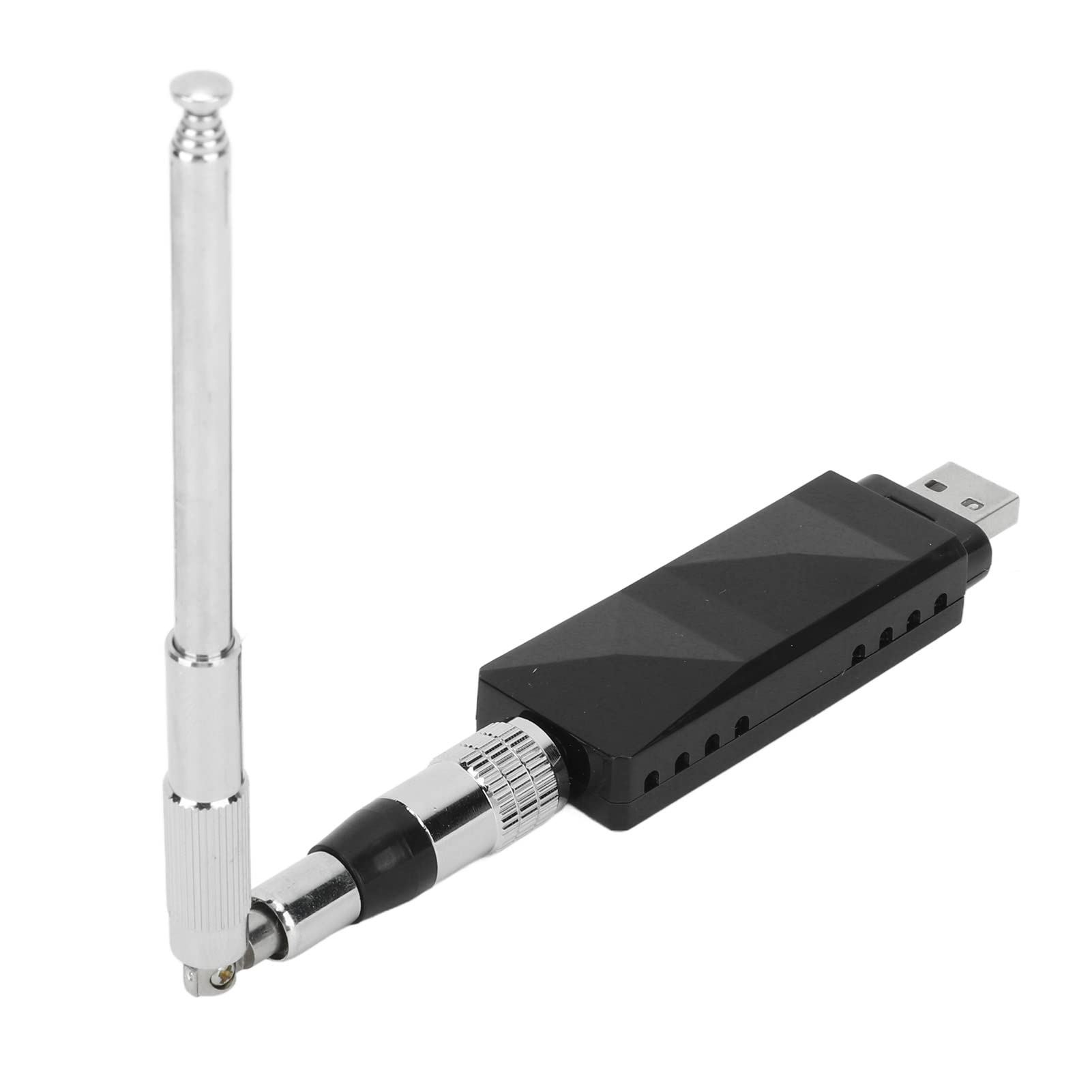 Ricevitore AIS per Barca Marina, Ricevitore AIS a Doppio Canale Uscita USB con Antenna Portatile Pieghevole in Acciaio Inossidabile